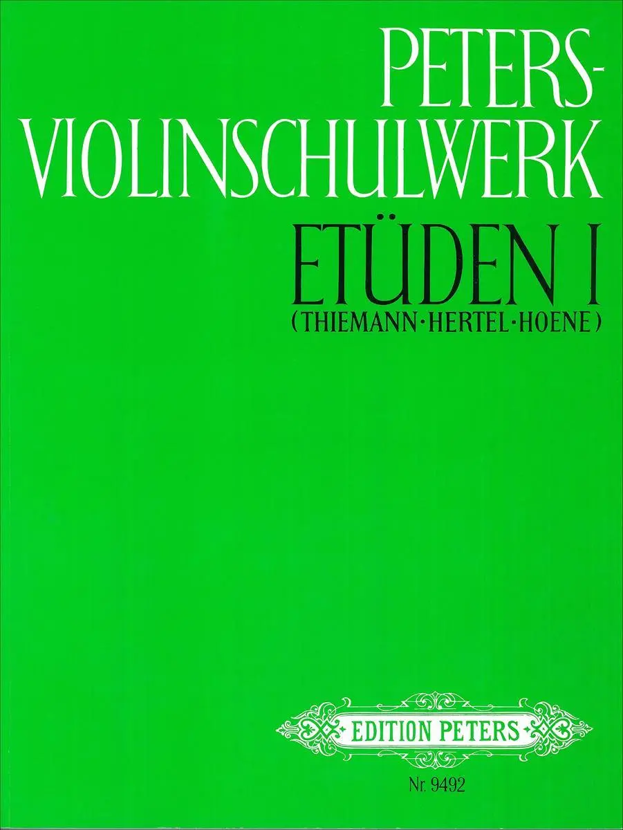 Cover: 9790014077006 | Peters-Violinschulwerk: Etüden, Band 1 | Ulfert Thiemann (u. a.)