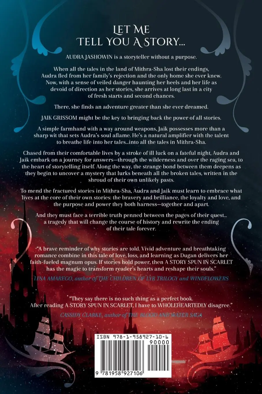 Rückseite: 9781958927106 | A Story Spun in Scarlet | Renee Dugan | Taschenbuch | Englisch | 2024