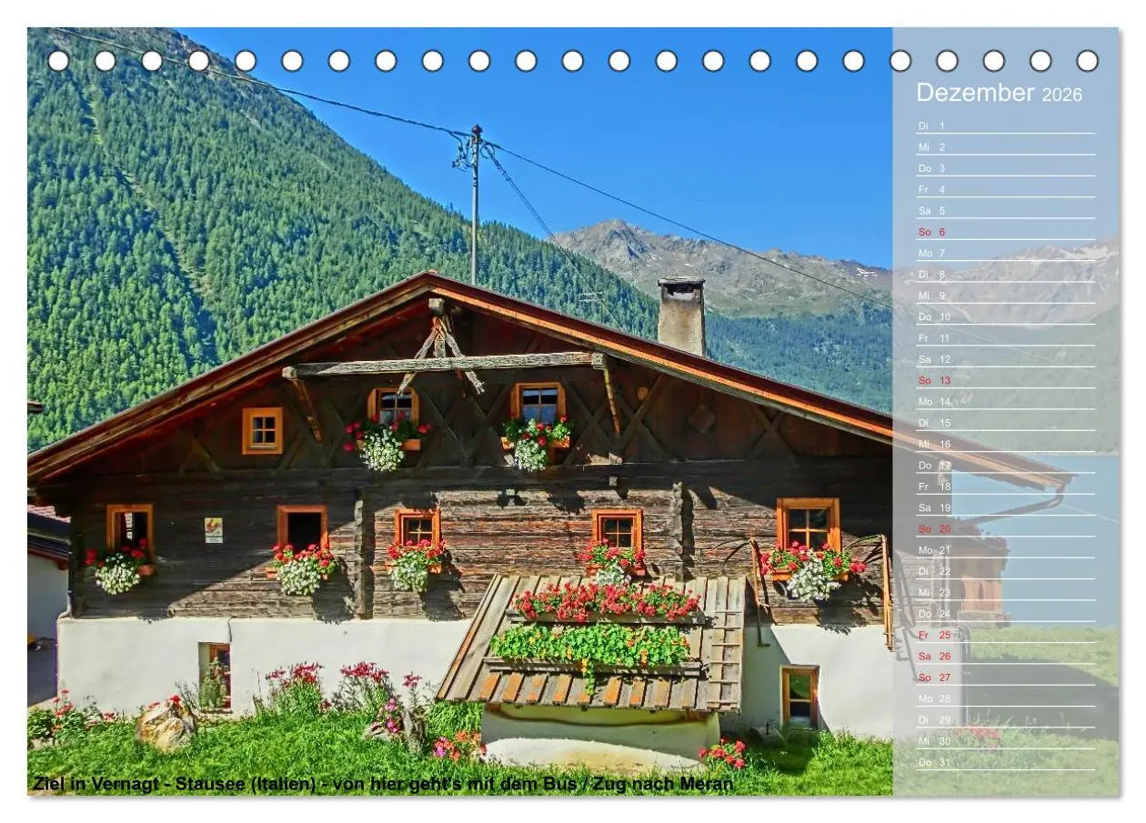 Bild: 9783516187106 | Alpenüberquerung (Tischkalender 2026 DIN A5 quer), CALVENDO...