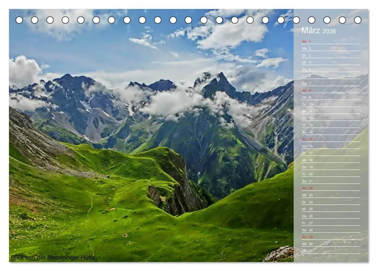 Bild: 9783516187106 | Alpenüberquerung (Tischkalender 2026 DIN A5 quer), CALVENDO...