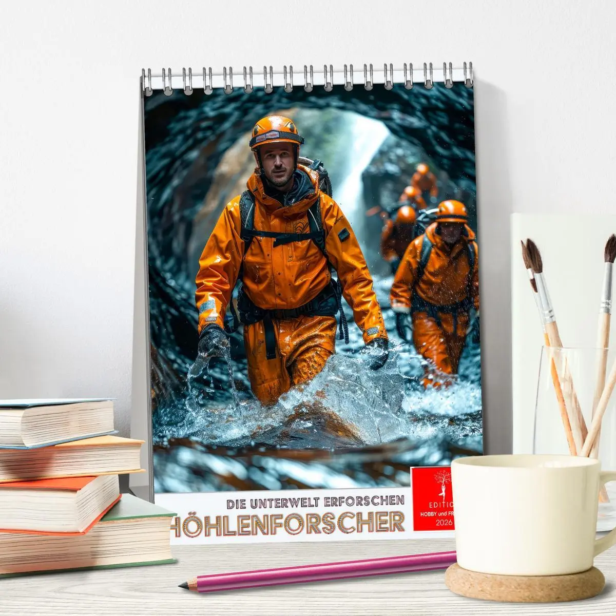 Bild: 9783516257106 | Höhlenforscher - die Unterwelt erforschen (Tischkalender 2026 DIN...