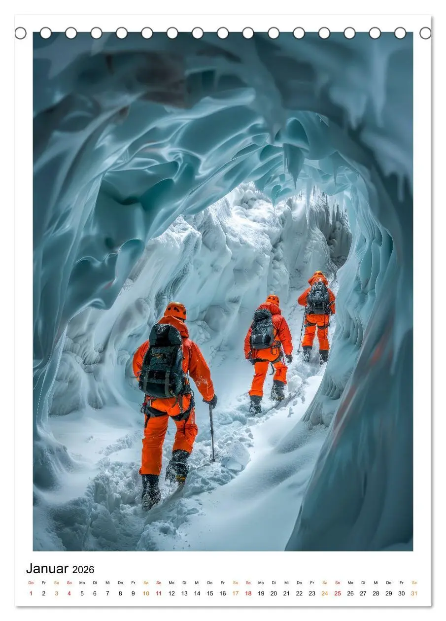Bild: 9783516257106 | Höhlenforscher - die Unterwelt erforschen (Tischkalender 2026 DIN...