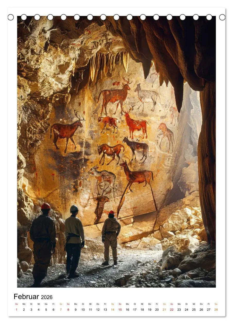 Bild: 9783516257106 | Höhlenforscher - die Unterwelt erforschen (Tischkalender 2026 DIN...