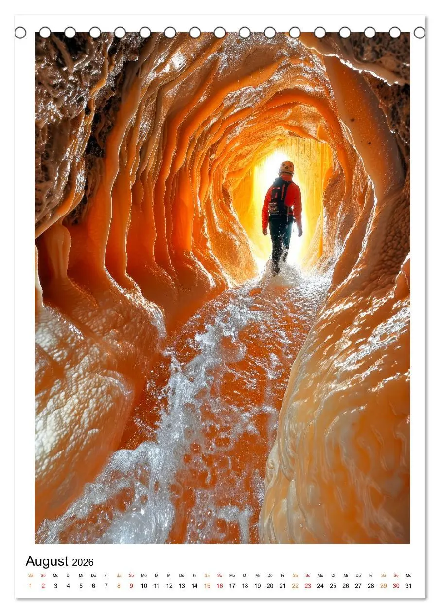 Bild: 9783516257106 | Höhlenforscher - die Unterwelt erforschen (Tischkalender 2026 DIN...