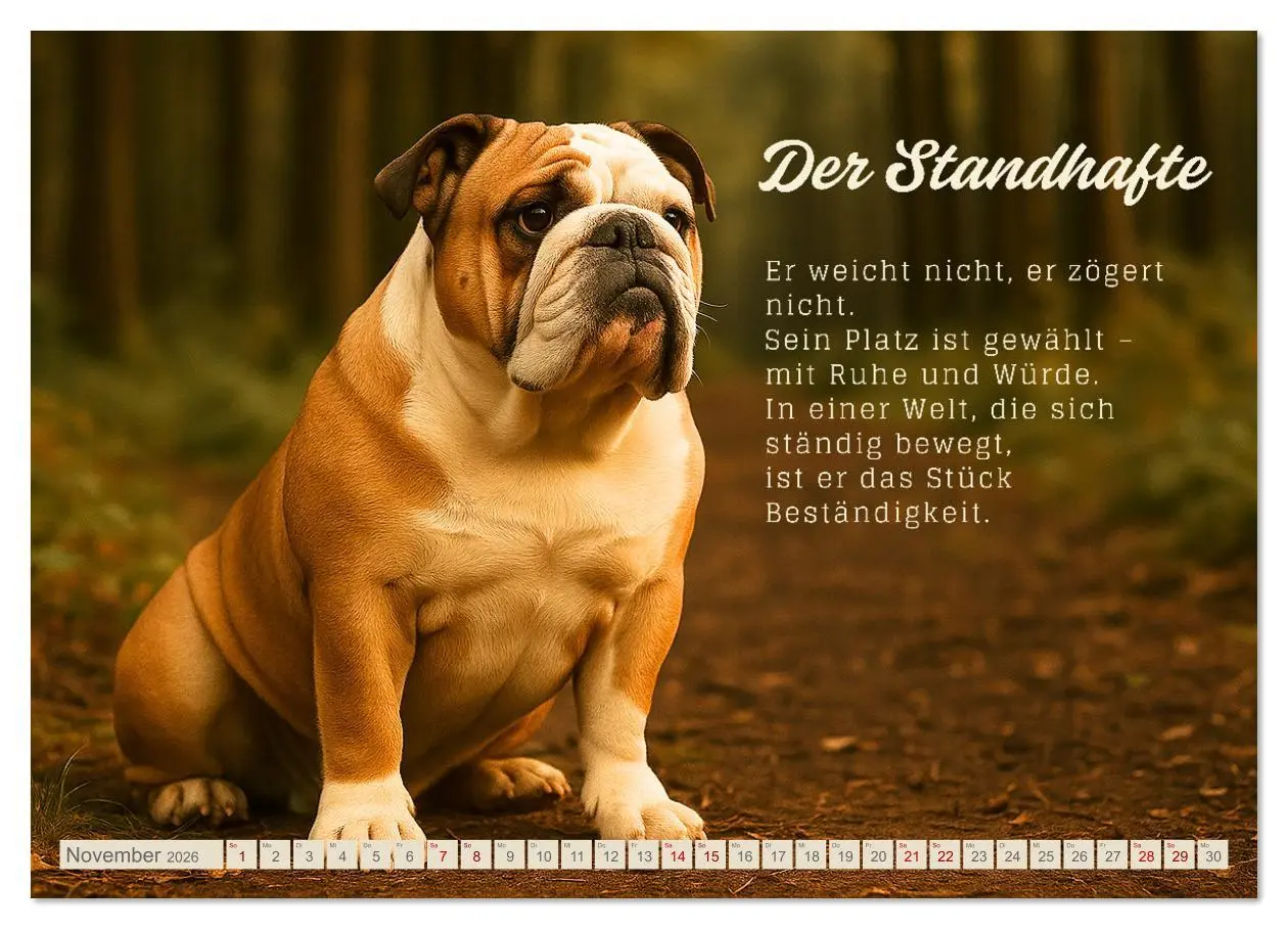 Bild: 9783516637106 | Hunde mit Charakter (hochwertiger Premium Wandkalender 2026 DIN A2...