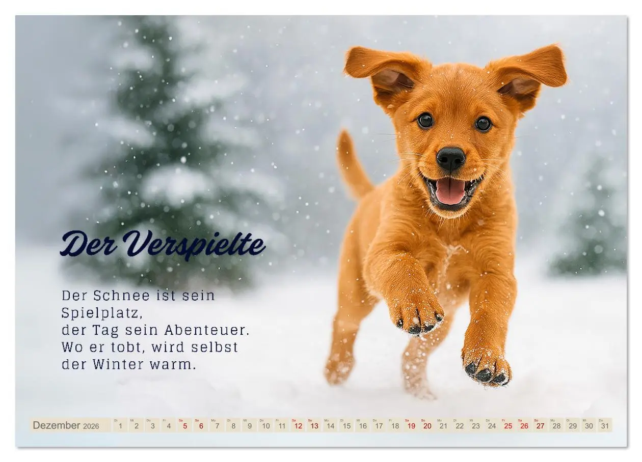 Bild: 9783516637106 | Hunde mit Charakter (hochwertiger Premium Wandkalender 2026 DIN A2...