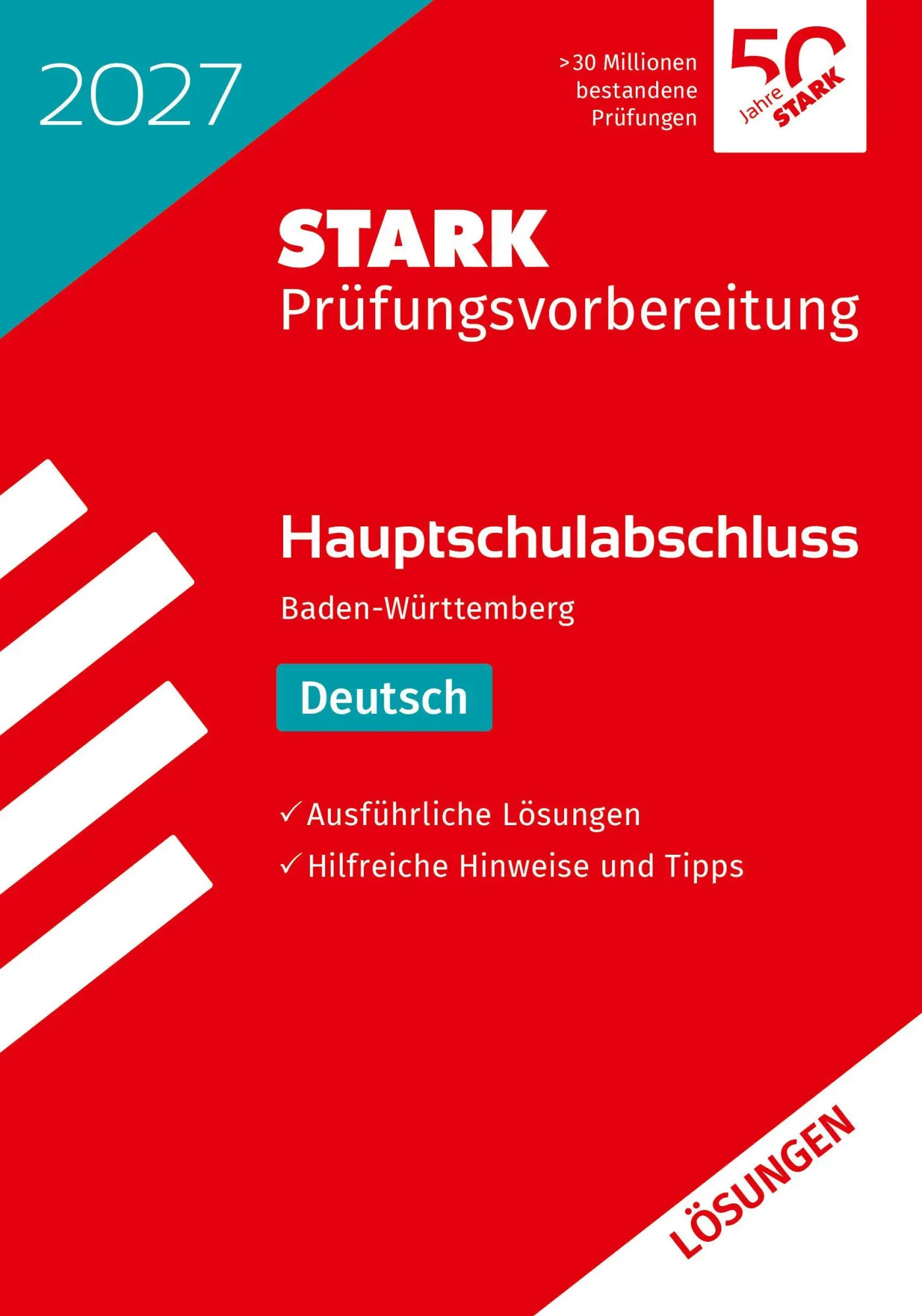 Cover: 9783849067106 | STARK Lösungen zu Deutsch - Hauptschulabschluss 2027 BW -...