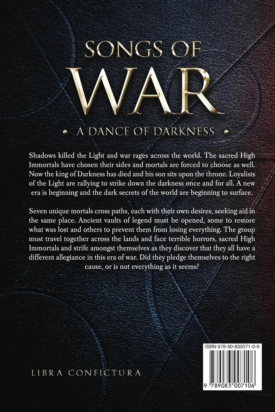Rückseite: 9789083007106 | Songs of War | A Dance of Darkness | Skye Westdijk | Taschenbuch