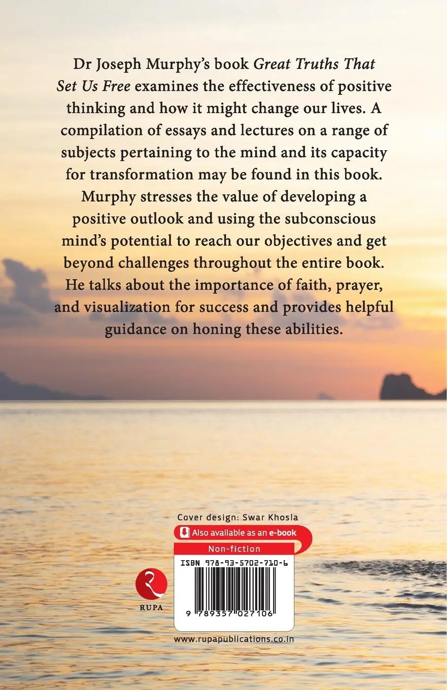 Rückseite: 9789357027106 | Great Truths That Set Us Free | Joseph Murphy | Taschenbuch | Englisch