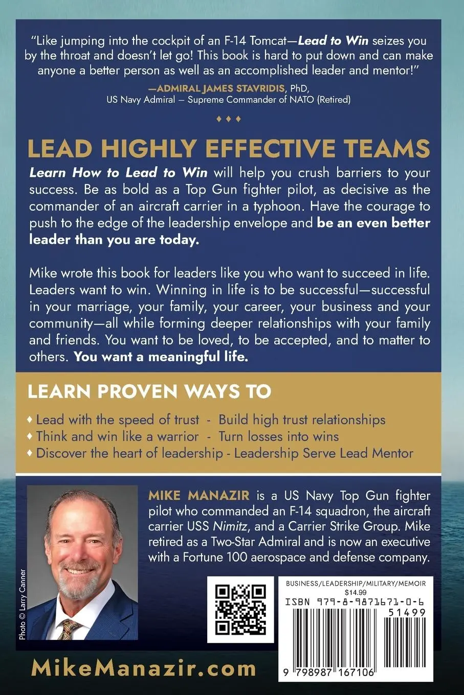 Rückseite: 9798987167106 | Learn How to Lead to Win | 33 Powerful Stories and Leadership Lessons