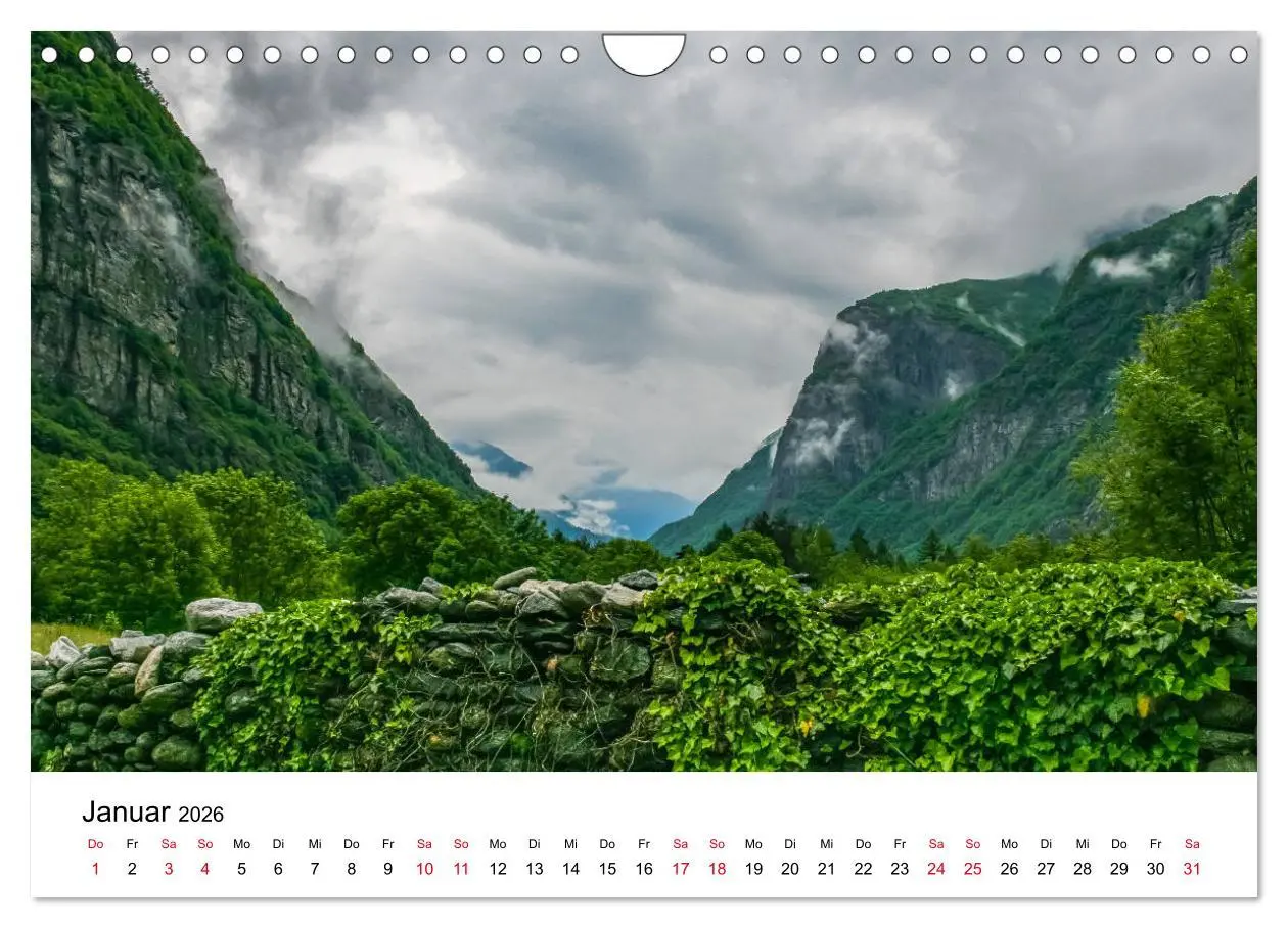 Bild: 9783457917206 | Valle Maggia - Entdecken Sie das Maggiatal im Tessin (Wandkalender...