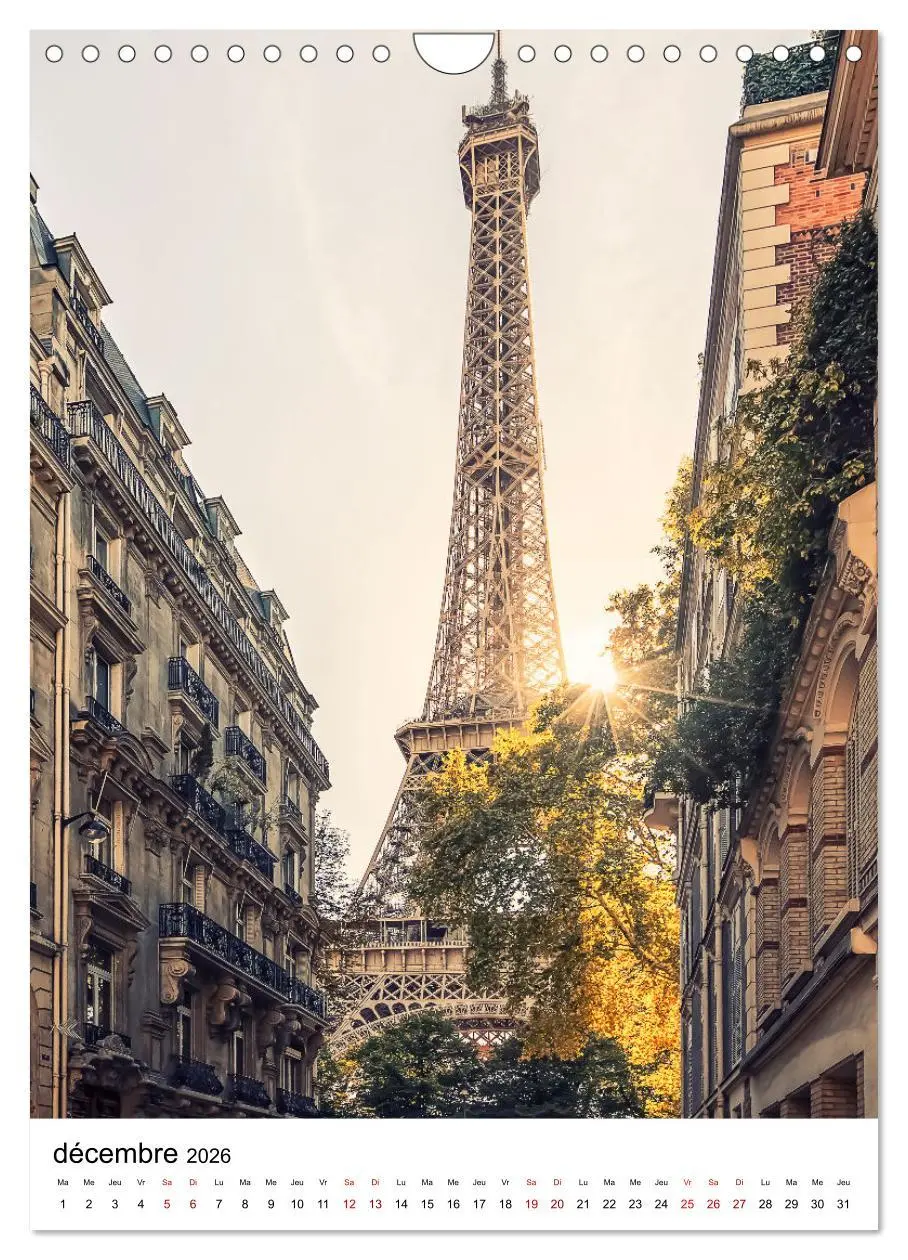 Bild: 9783516557206 | Visite de Paris (Calendrier mural 2026 DIN A4 horizontal), CALVENDO...