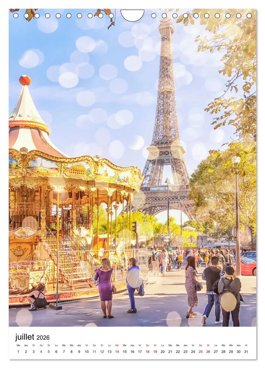 Bild: 9783516557206 | Visite de Paris (Calendrier mural 2026 DIN A4 horizontal), CALVENDO...