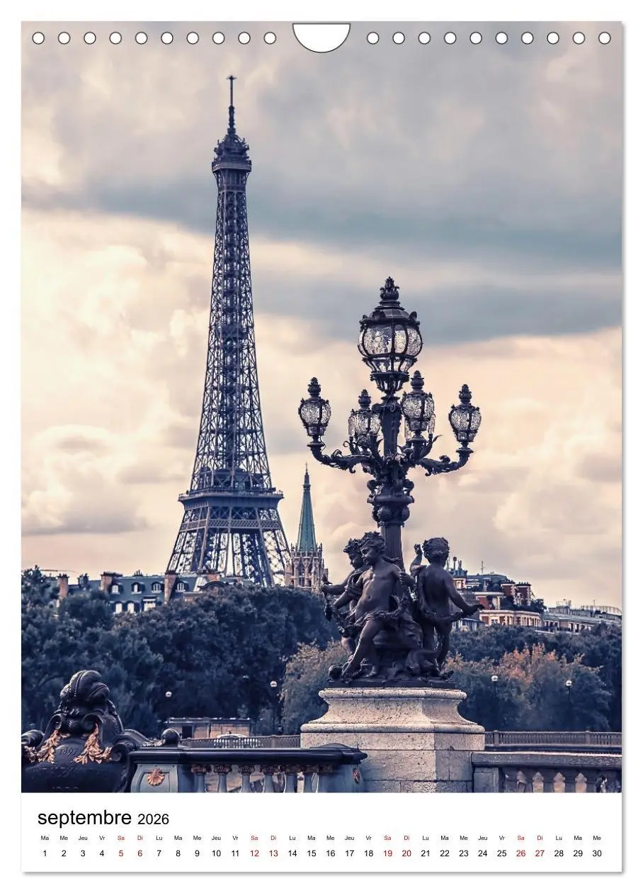 Bild: 9783516557206 | Visite de Paris (Calendrier mural 2026 DIN A4 horizontal), CALVENDO...