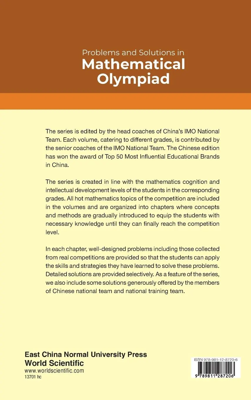 Rückseite: 9789811287206 | PROB &amp; SOL MATH OLYMPIAD (SEC 1) | Yi-Yang She Zun Shan | Buch | 2024