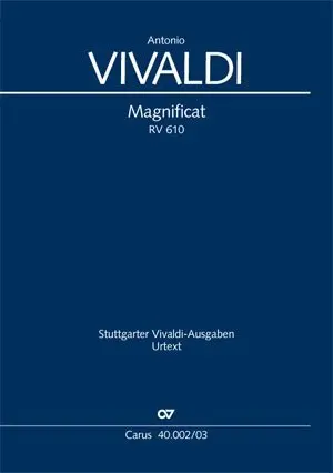 Cover: 9790007057206 | Magnificat (Klavierauszug) | RV 610 / RV 611 | Antonio Vivaldi | Buch