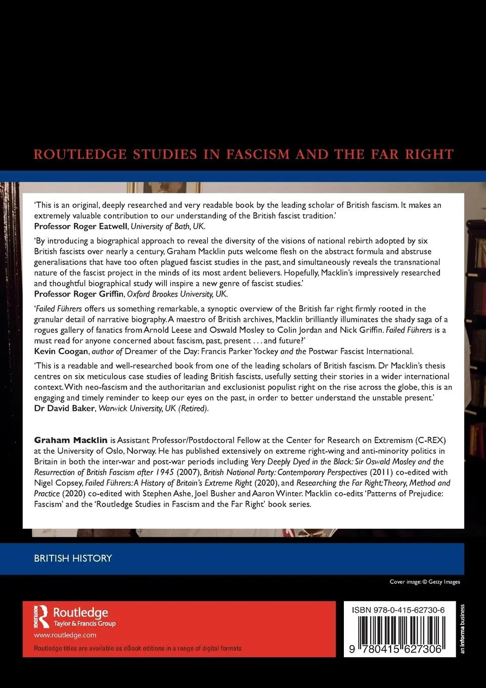 Rückseite: 9780415627306 | Failed Führers | A History of Britain's Extreme Right | Graham Macklin