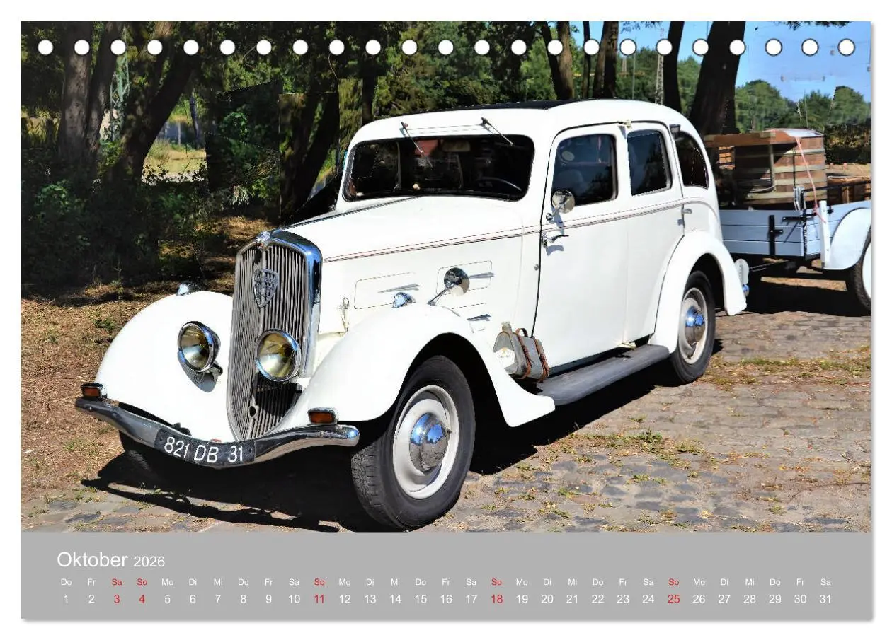 Bild: 9783457697306 | OLDTIMER-Event (Tischkalender 2026 DIN A5 quer), CALVENDO...