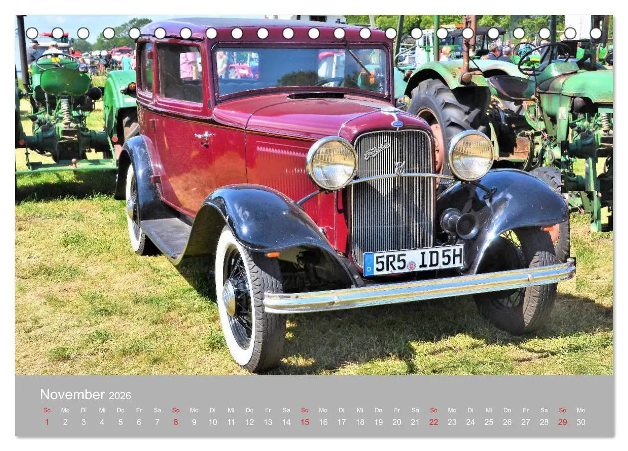 Bild: 9783457697306 | OLDTIMER-Event (Tischkalender 2026 DIN A5 quer), CALVENDO...