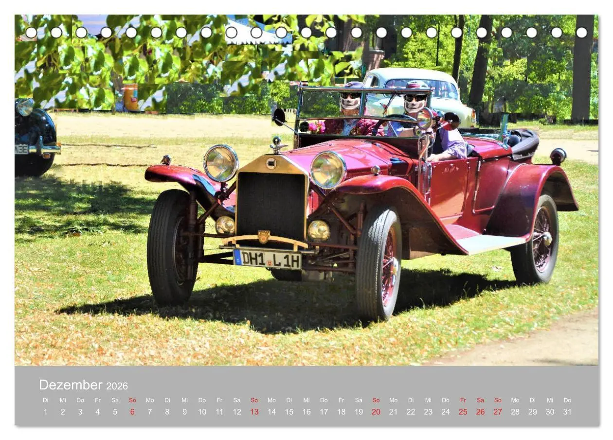 Bild: 9783457697306 | OLDTIMER-Event (Tischkalender 2026 DIN A5 quer), CALVENDO...
