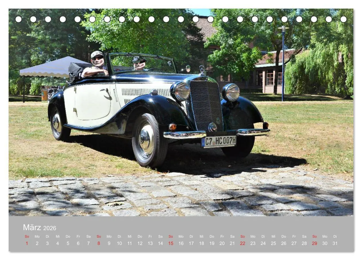 Bild: 9783457697306 | OLDTIMER-Event (Tischkalender 2026 DIN A5 quer), CALVENDO...