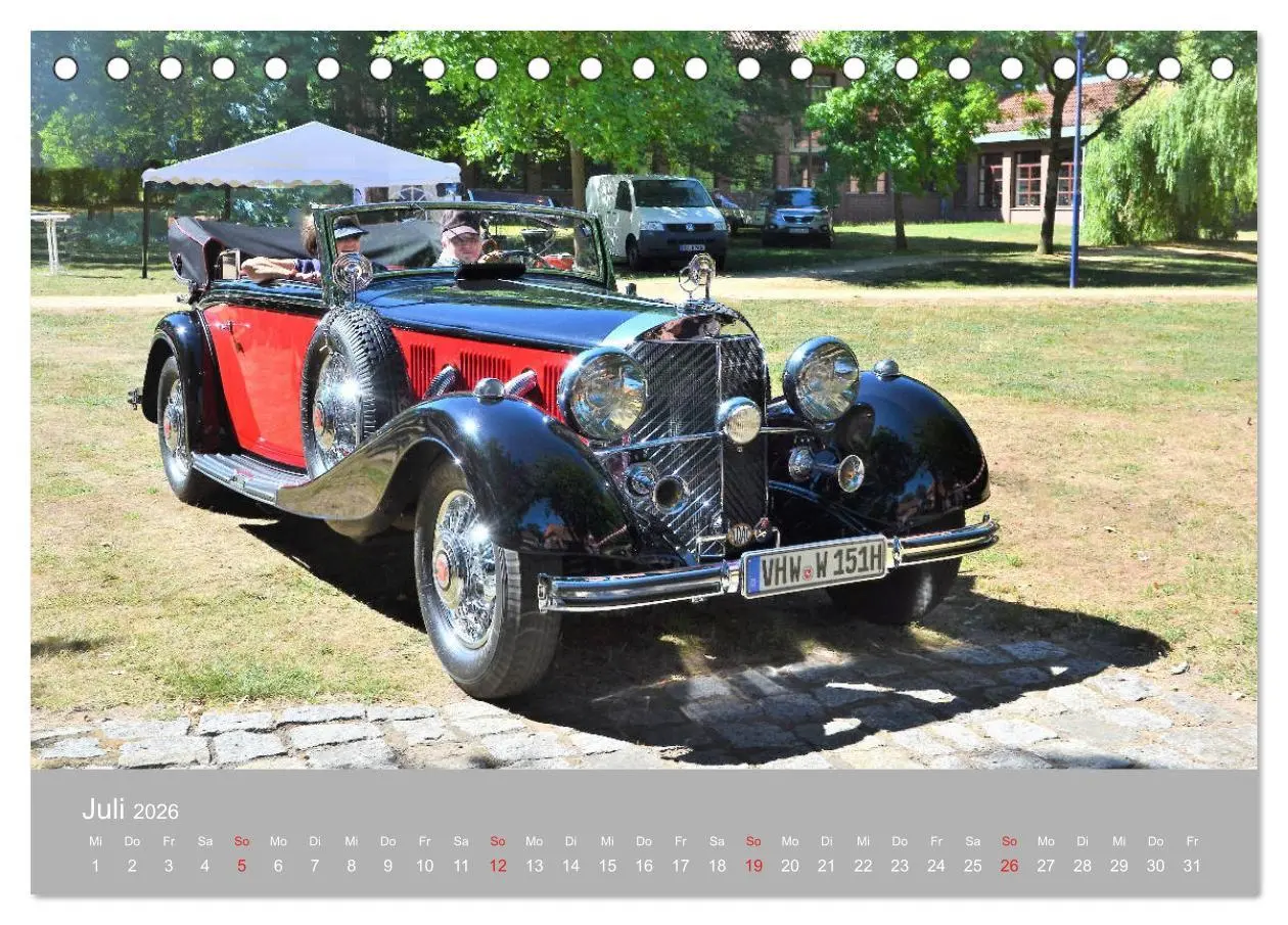 Bild: 9783457697306 | OLDTIMER-Event (Tischkalender 2026 DIN A5 quer), CALVENDO...