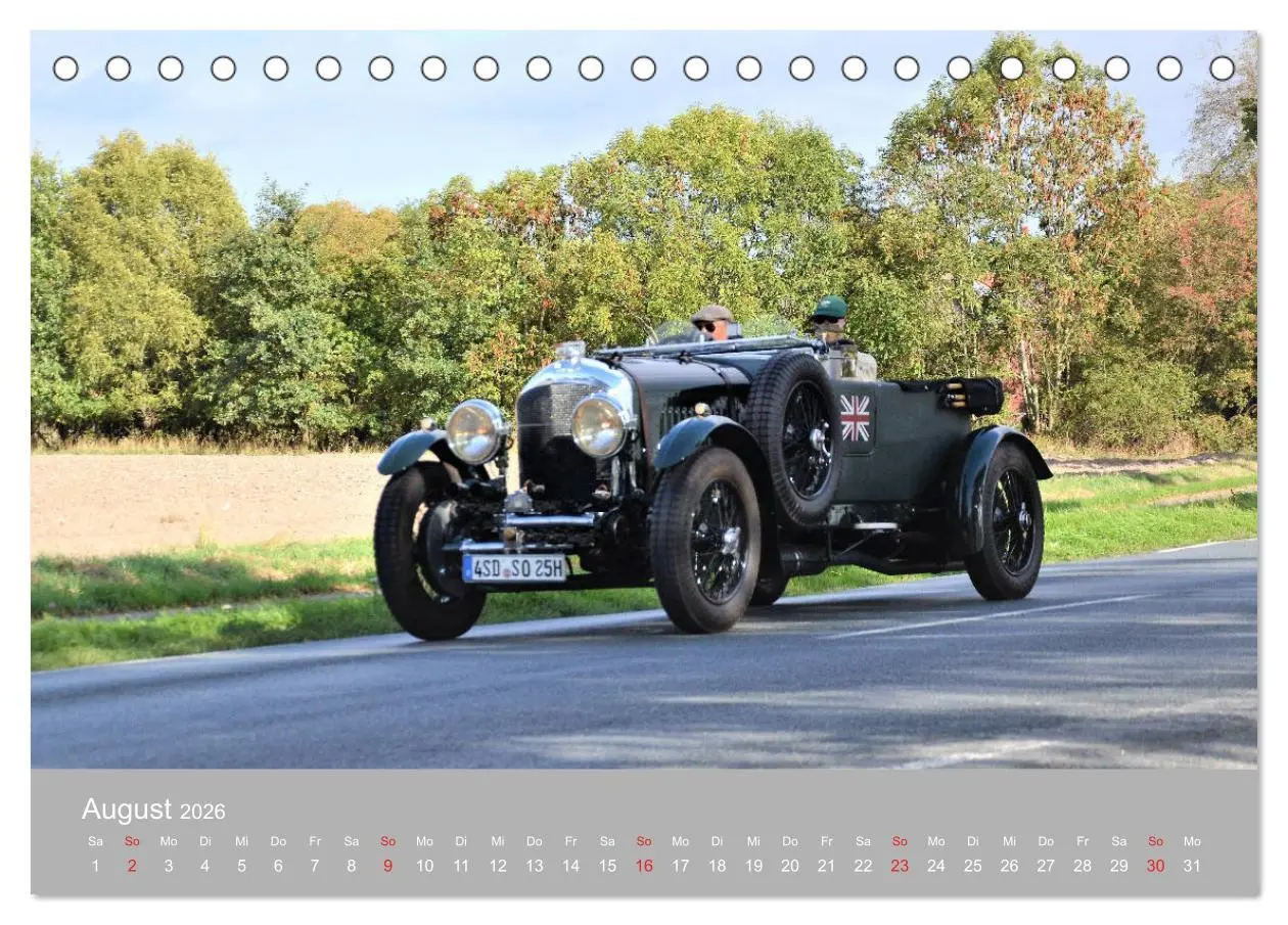 Bild: 9783457697306 | OLDTIMER-Event (Tischkalender 2026 DIN A5 quer), CALVENDO...