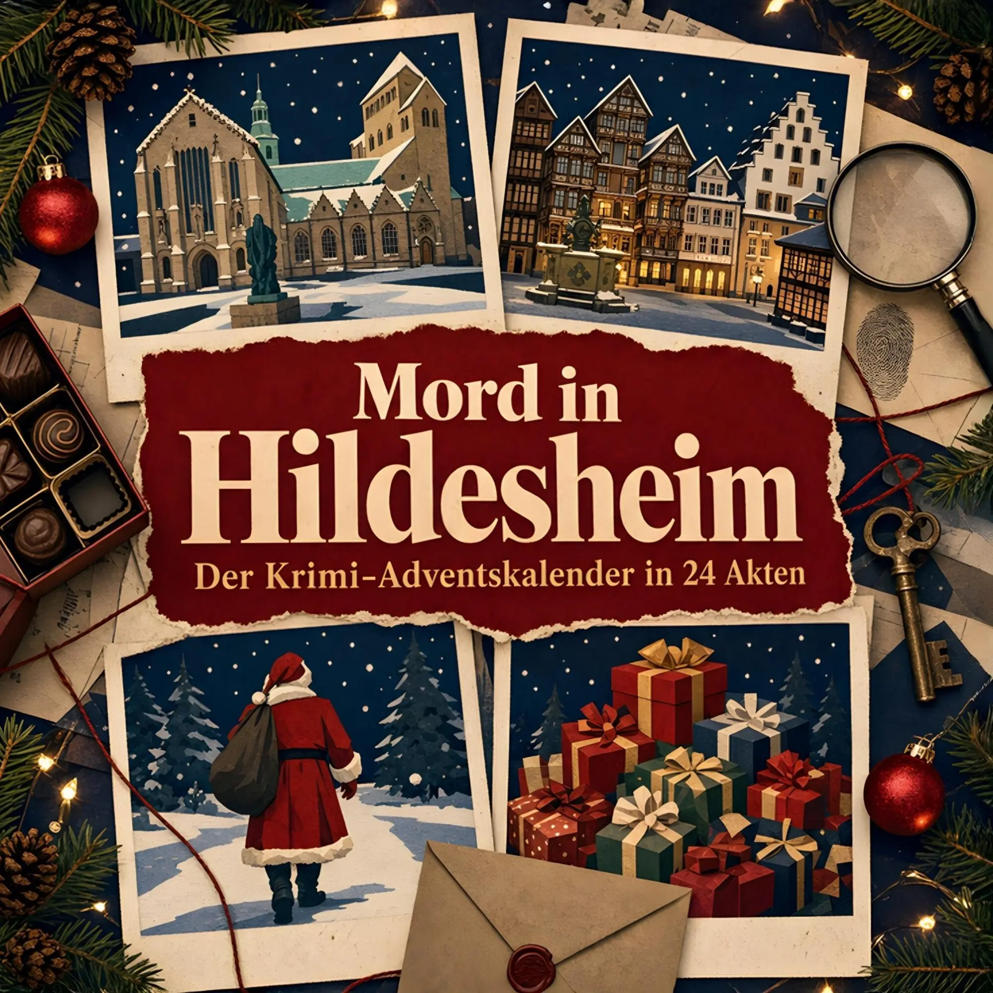 Cover: 9783696117306 | Mord in Hildesheim | Der Krimi-Adventskalender in 24 Akten | Kaiser