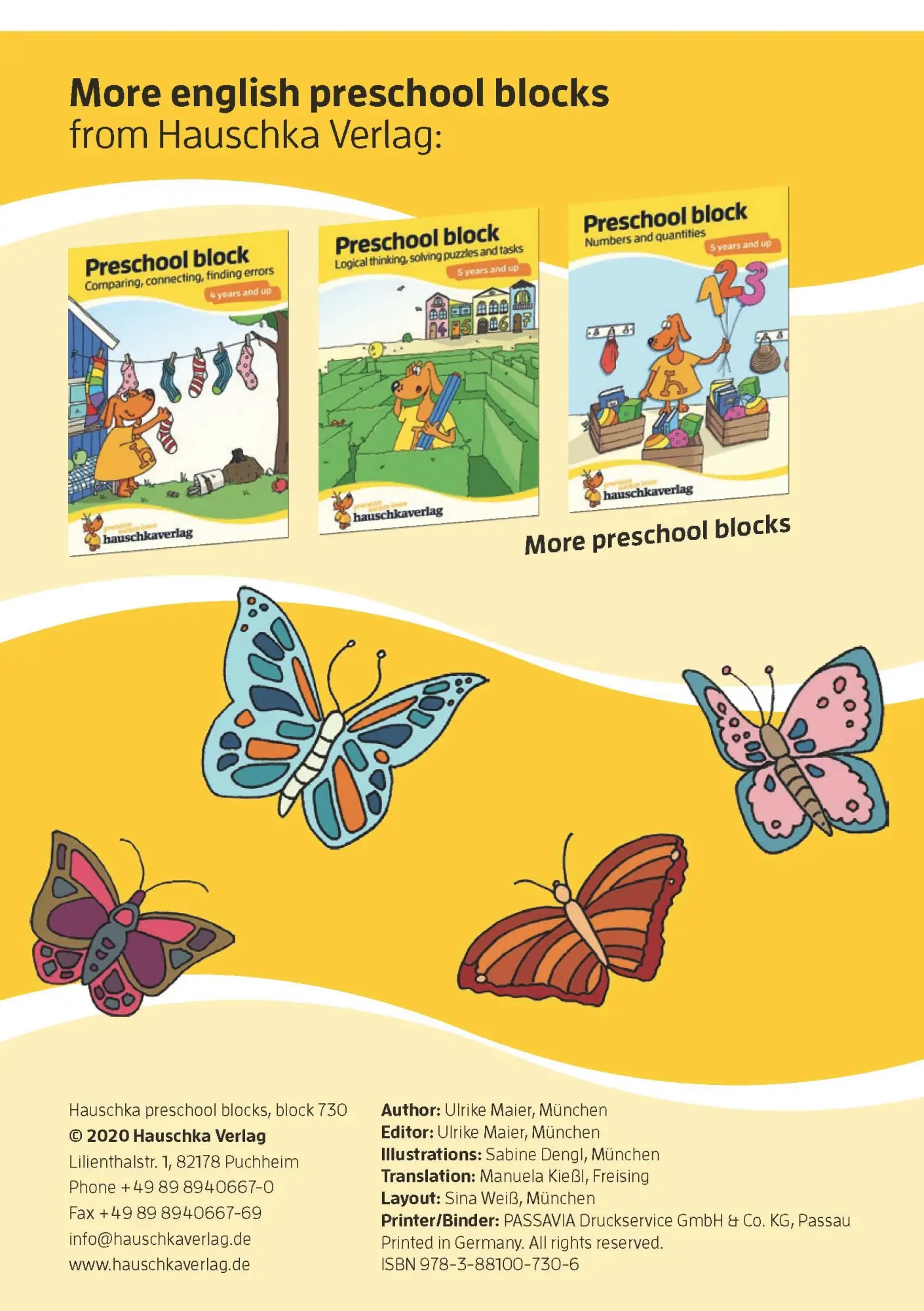 Bild: 9783881007306 | Preschool block - I can do that! 4 years and up, A5-Block | Maier