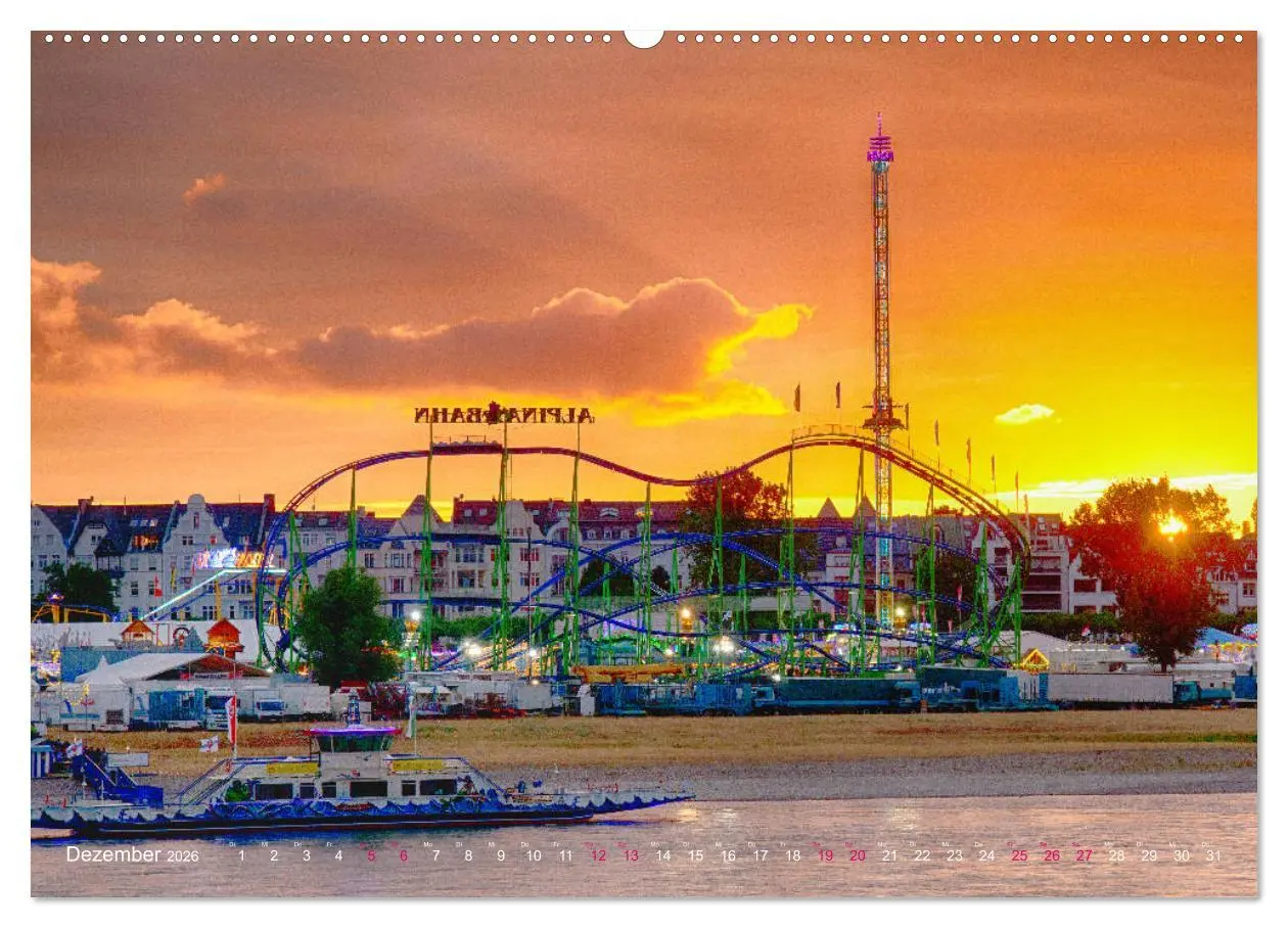 Bild: 9783457687406 | Rheinkirmes in Düsseldorf (hochwertiger Premium Wandkalender 2026...