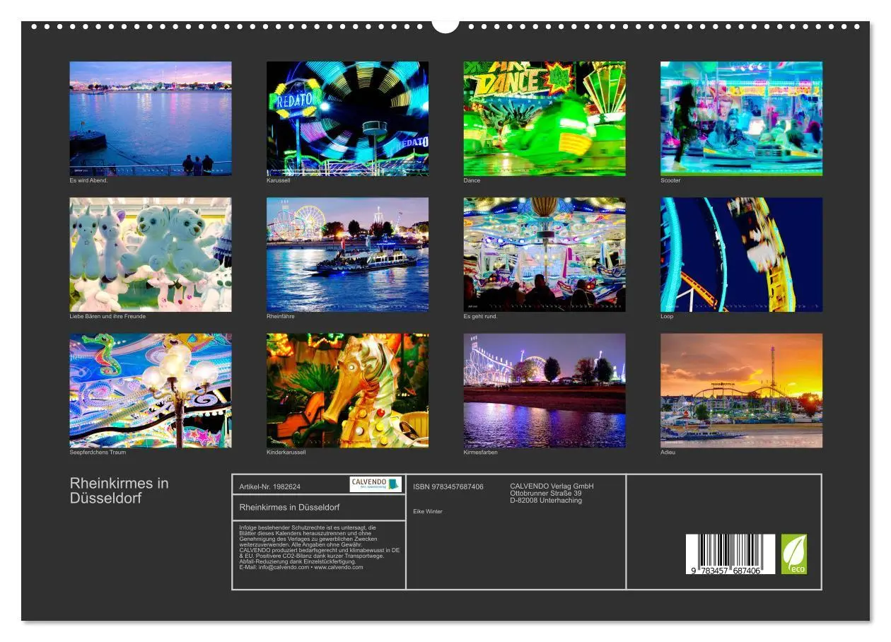 Bild: 9783457687406 | Rheinkirmes in Düsseldorf (hochwertiger Premium Wandkalender 2026...