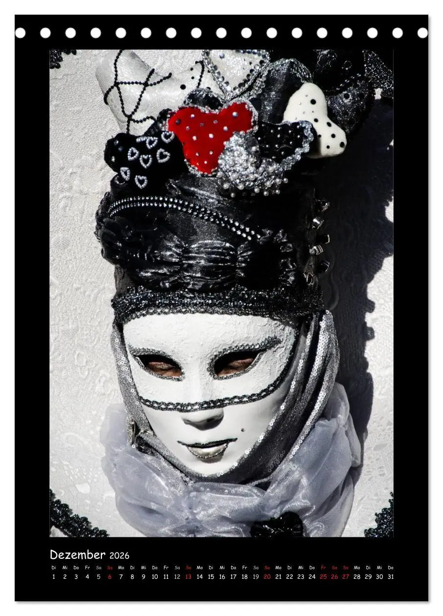 Bild: 9783516467406 | Venezianische Masken HALLia VENEZia Schwäbisch Hall (Tischkalender...