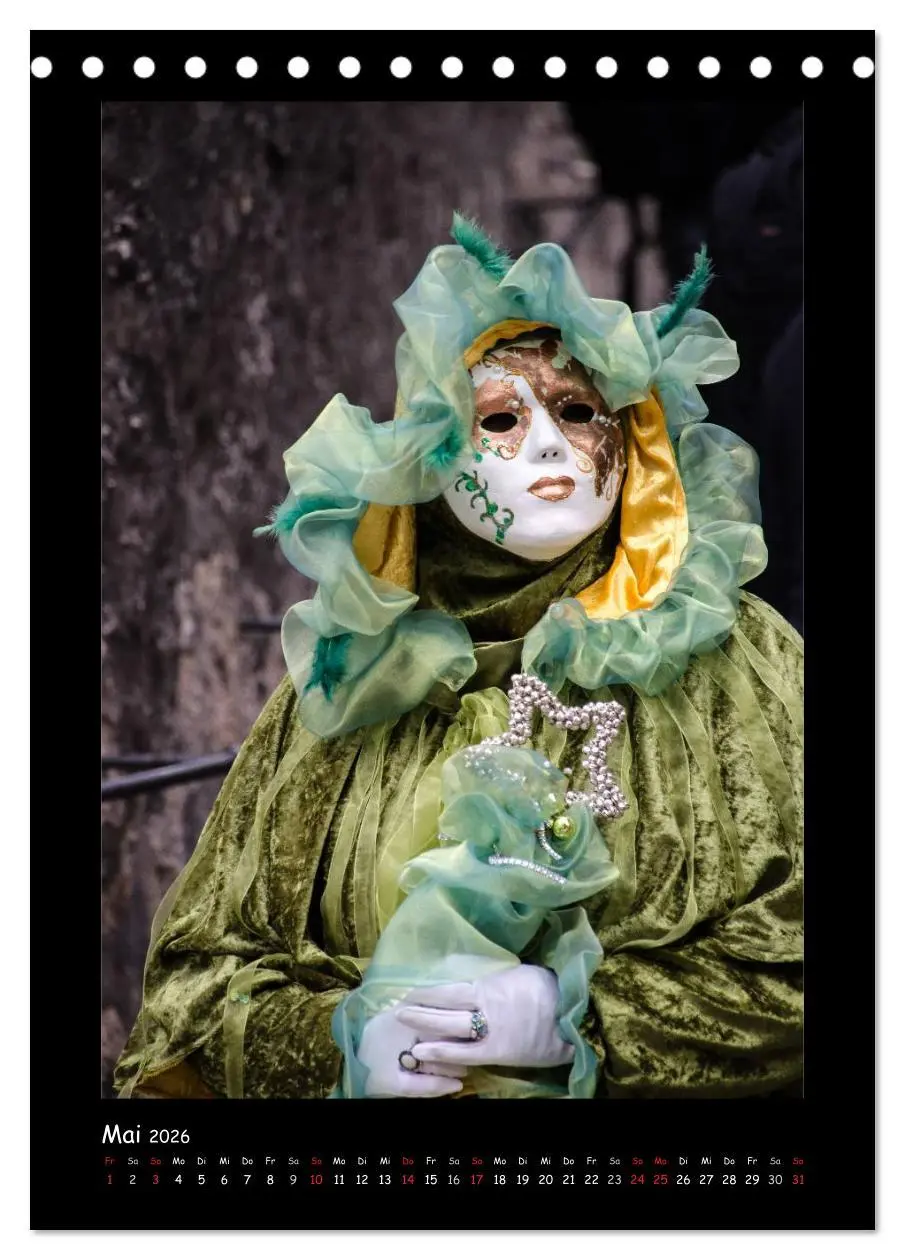 Bild: 9783516467406 | Venezianische Masken HALLia VENEZia Schwäbisch Hall (Tischkalender...