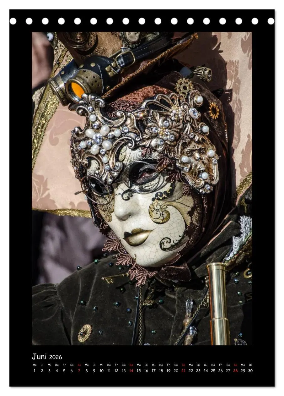 Bild: 9783516467406 | Venezianische Masken HALLia VENEZia Schwäbisch Hall (Tischkalender...