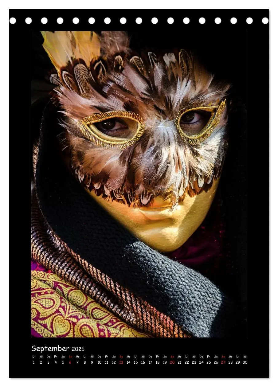 Bild: 9783516467406 | Venezianische Masken HALLia VENEZia Schwäbisch Hall (Tischkalender...