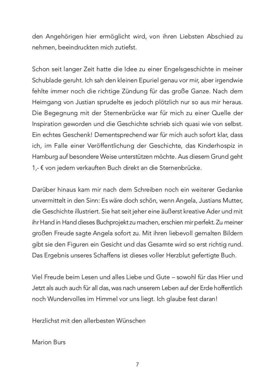 Bild: 9783981847406 | EPURIEL | Der kleine Engel in himmlischer Mission | Marion Burs | Buch