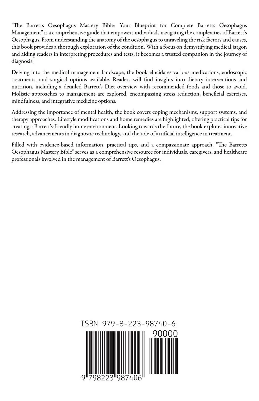 Rückseite: 9798223987406 | The Barretts Oesophagus Mastery Bible | Ankita Kashyap (u. a.) | Buch