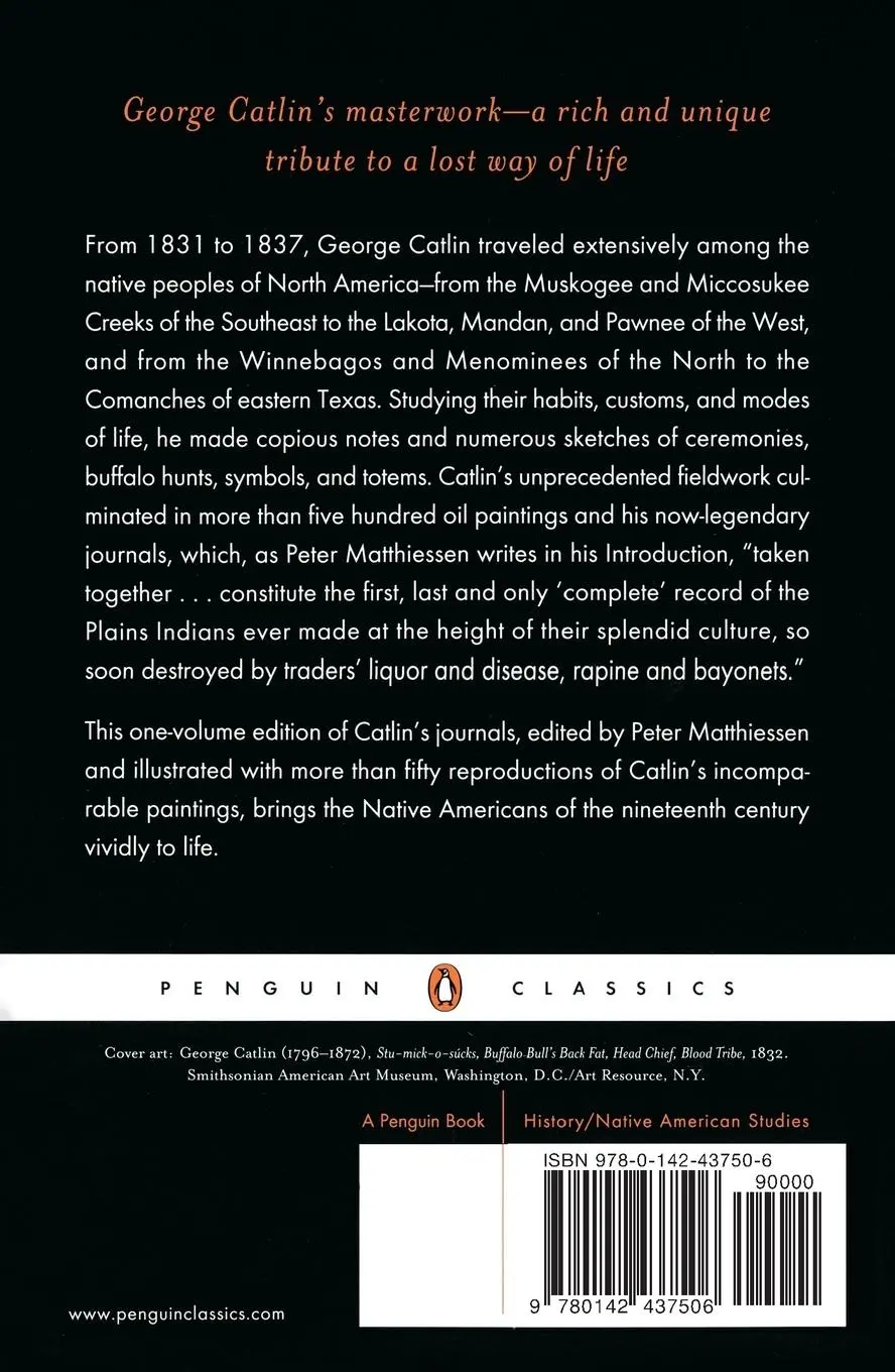 Rückseite: 9780142437506 | North American Indians | George Catlin | Taschenbuch | Englisch | 2004