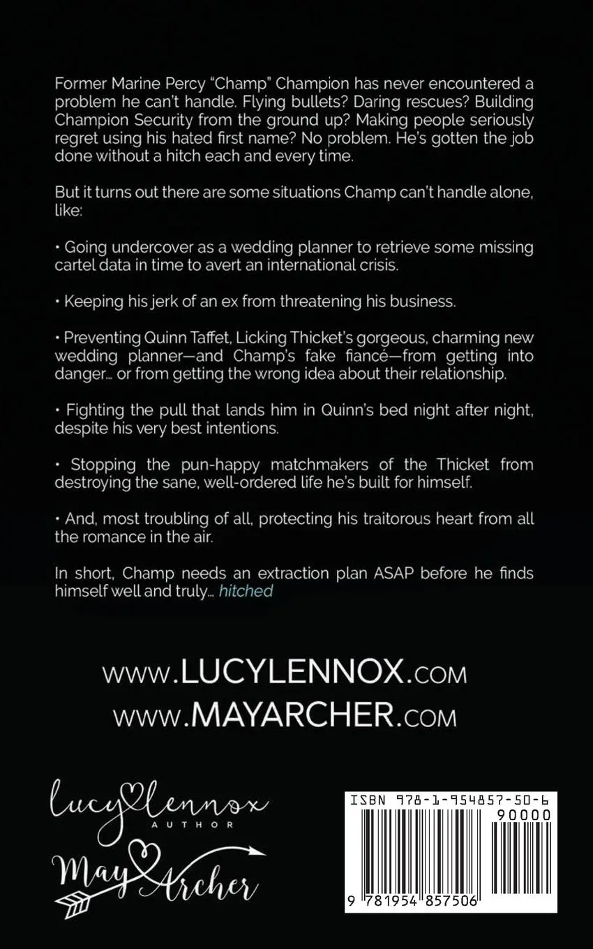 Rückseite: 9781954857506 | Hitched | Champion Security Book 2 | Lucy Lennox (u. a.) | Taschenbuch