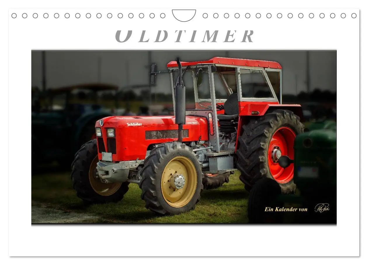 Cover: 9783516077506 | Oldtimer - Traktor Liebe (Wandkalender 2026 DIN A4 quer), CALVENDO...