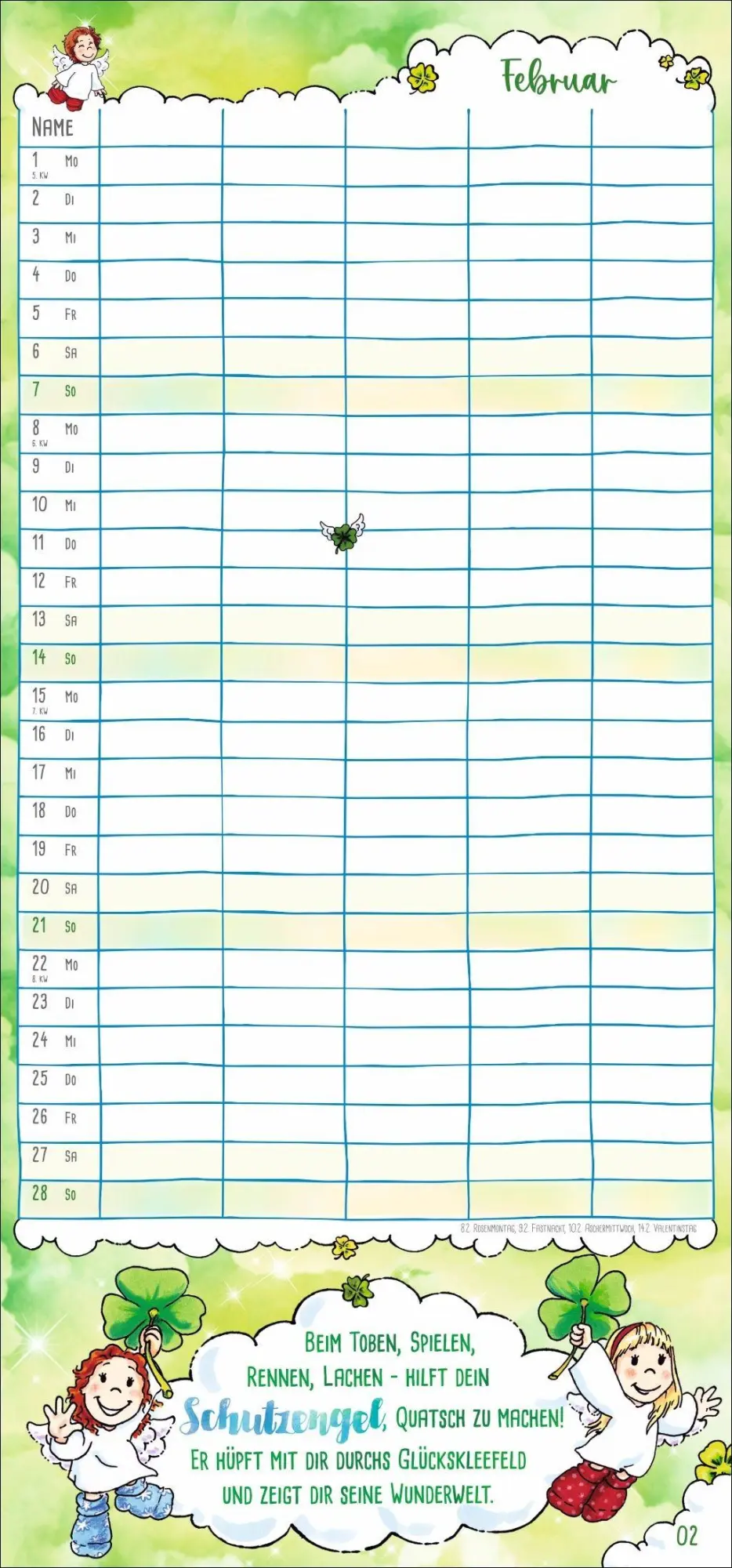 Bild: 9783756417506 | times&amp;more Schutzengel Familienplaner 2027 | Heye | Kalender | 13 S.