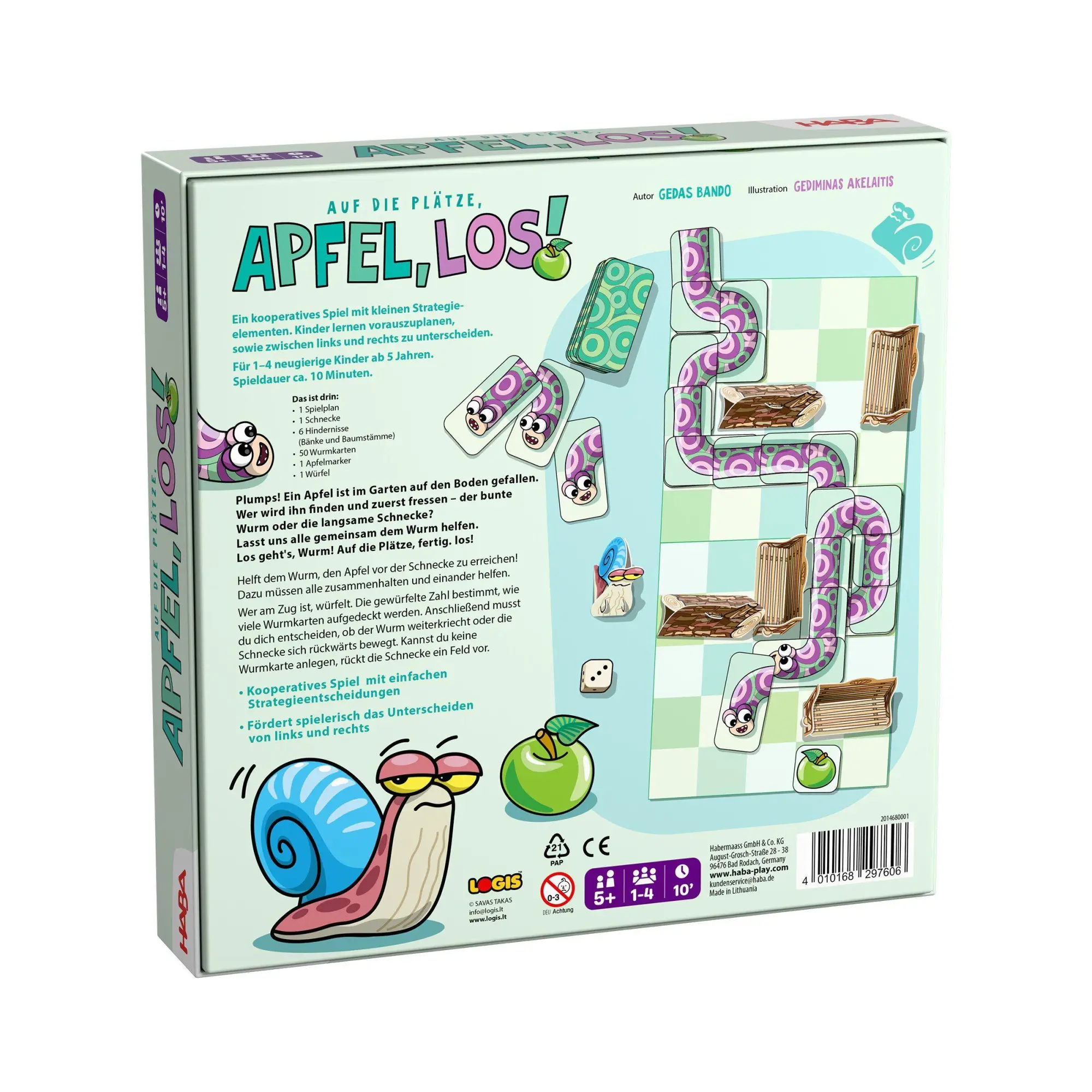 Bild: 4010168297606 | Auf die Plätze, Apfel, Los! | Thade Precht | Spiel | 2014680001 | 2026