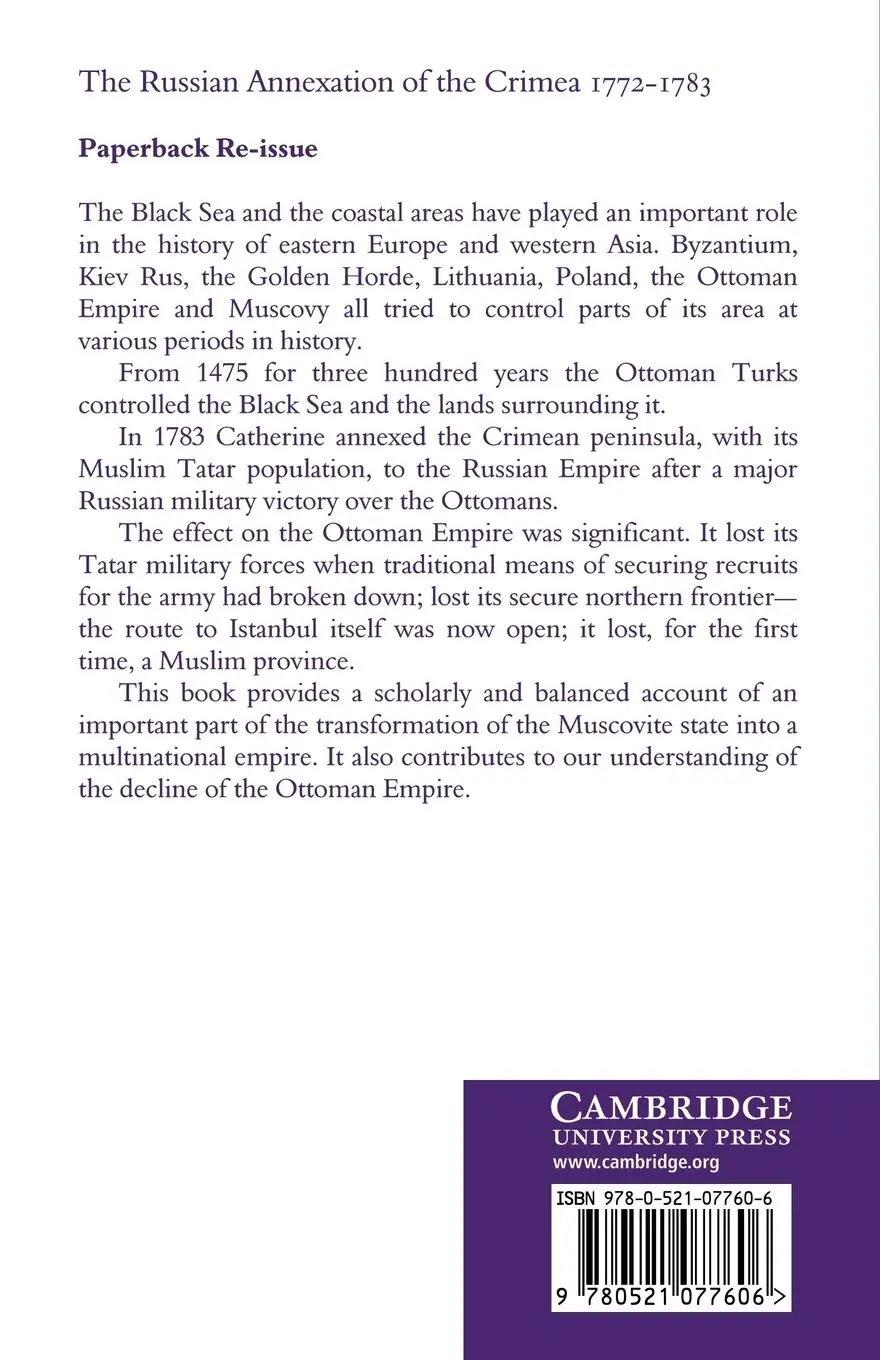 Rückseite: 9780521077606 | The Russian Annexation of the Crimea 1772 1783 | Alan W. Fisher | Buch