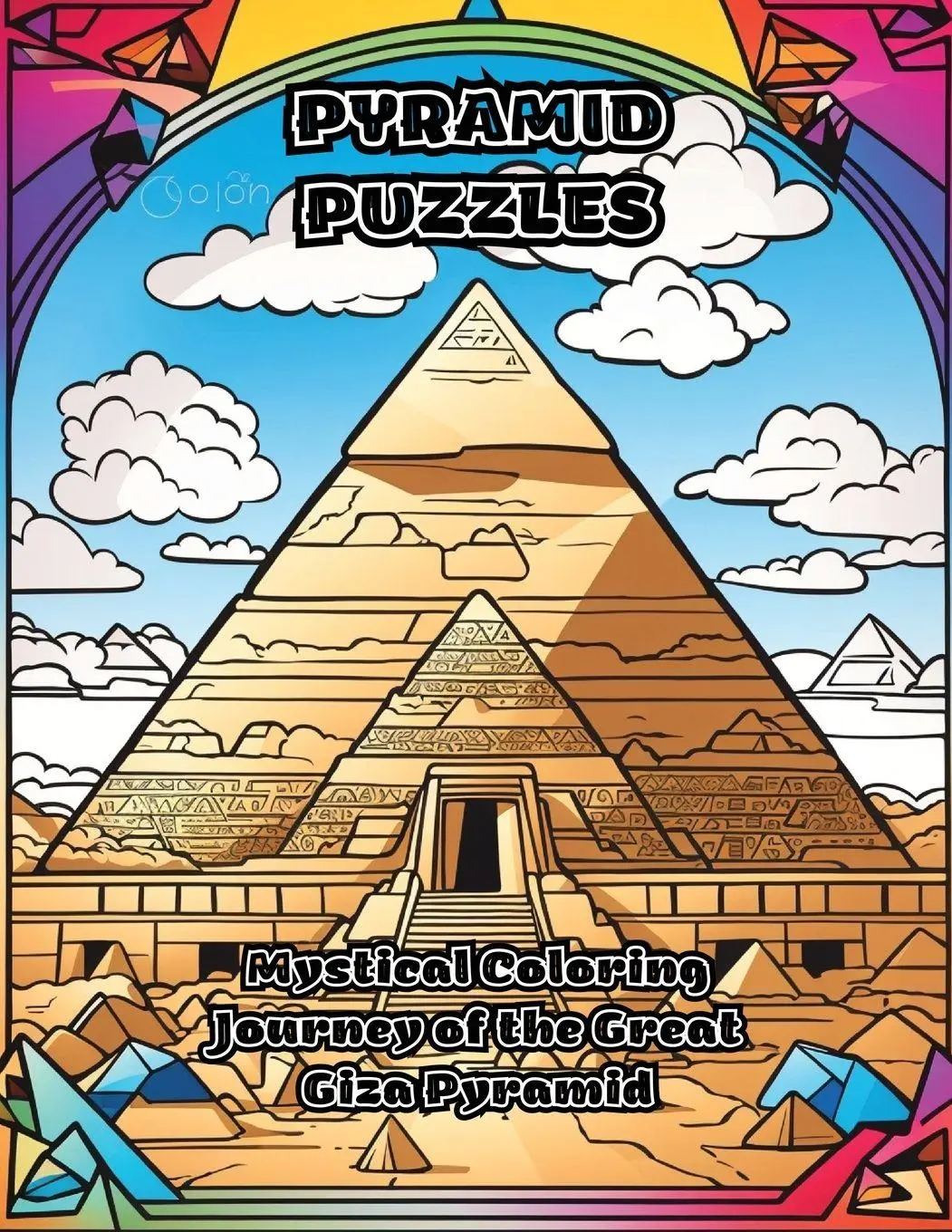 Cover: 9781088287606 | Pyramid Puzzles | Mystical Coloring Journey of the Great Giza Pyramid