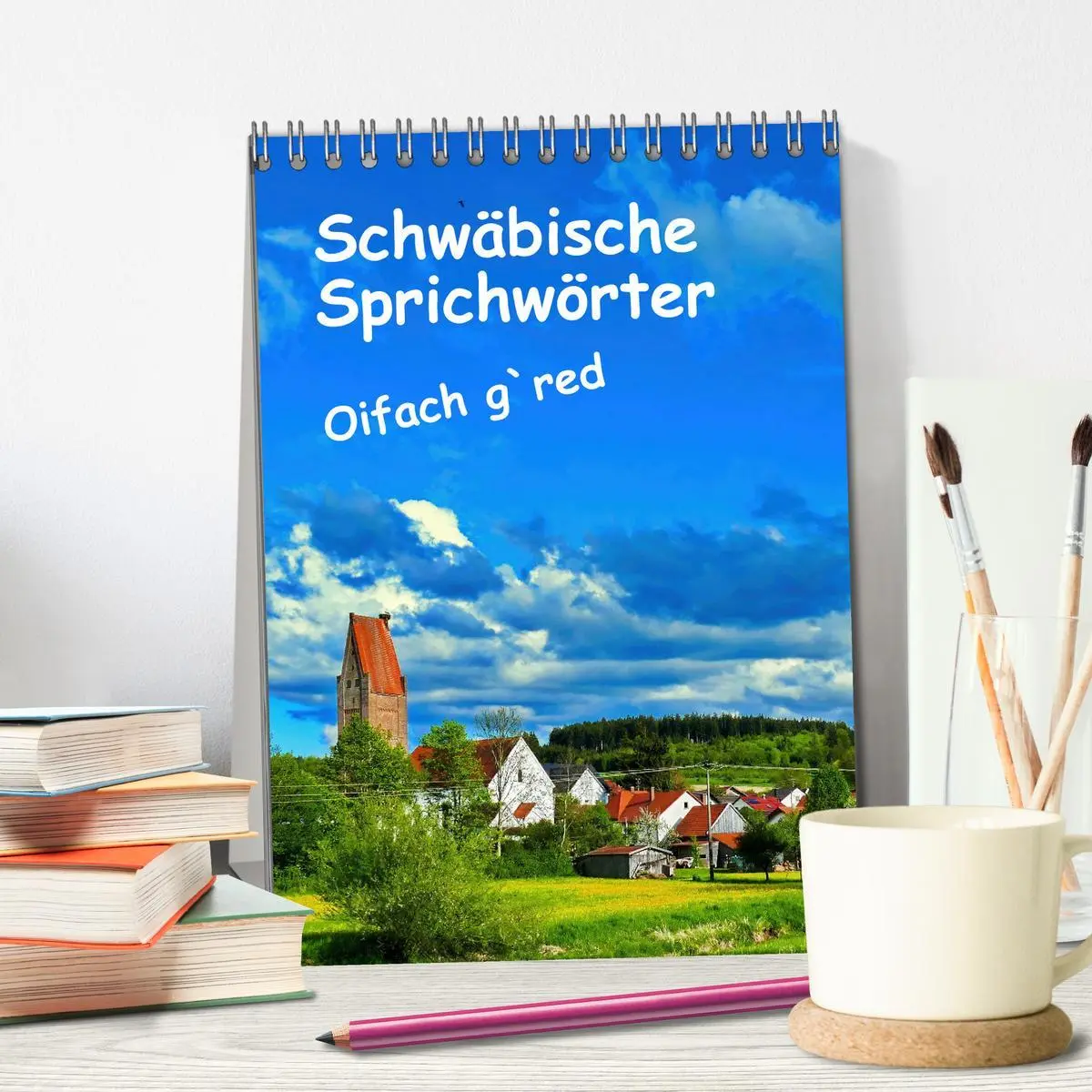 Bild: 9783457287606 | Schwäbische Sprichwörter Oifach g`redt (Tischkalender 2026 DIN A5...
