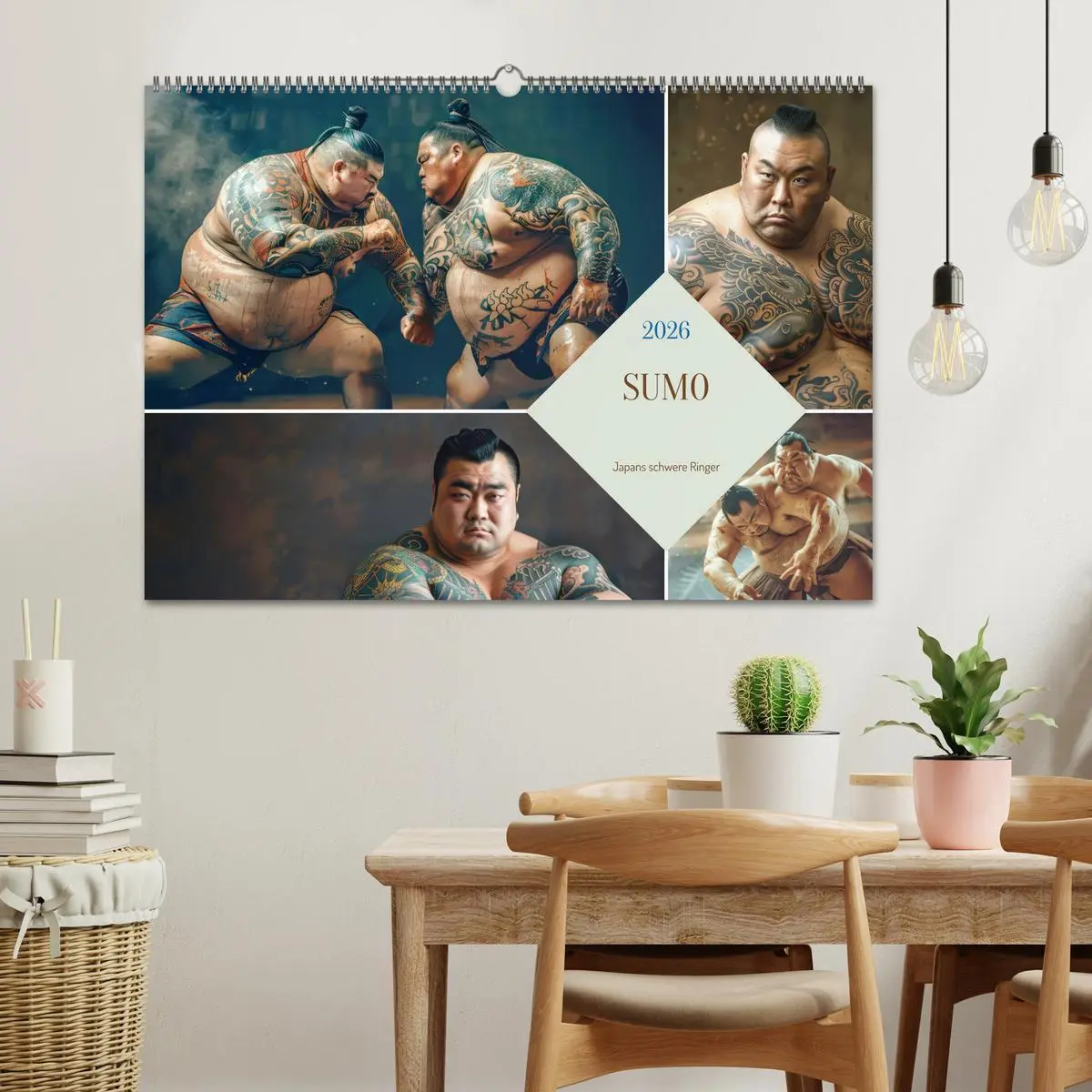 Bild: 9783457427606 | Sumo - Japans schwere Ringer (Wandkalender 2026 DIN A2 quer),...