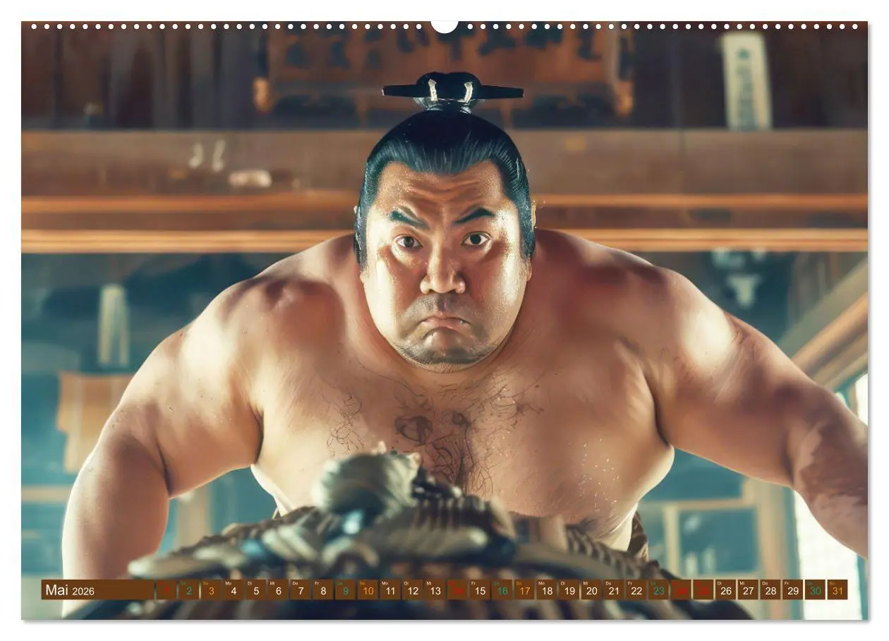 Bild: 9783457427606 | Sumo - Japans schwere Ringer (Wandkalender 2026 DIN A2 quer),...
