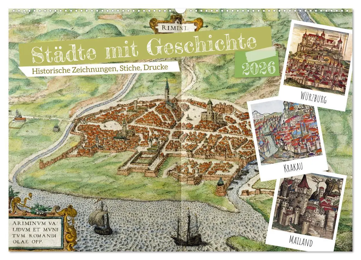 Cover: 9783457597606 | Städte mit Geschichte: Historische Zeichnungen, Stiche, Drucke...