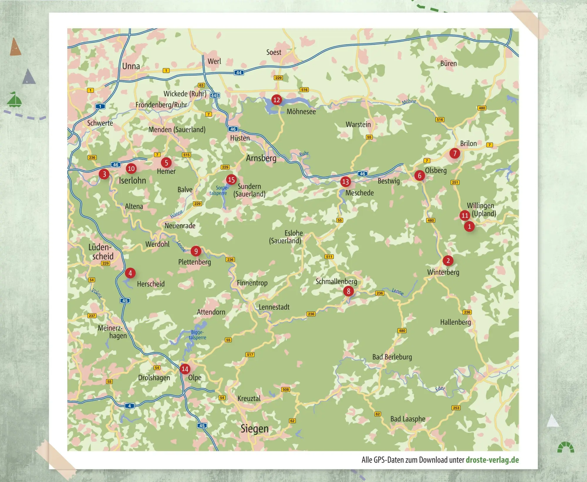Bild: 9783770027606 | Sauerland. Radeln für die Seele | Wohlfühltouren | Udo Telaar | Buch