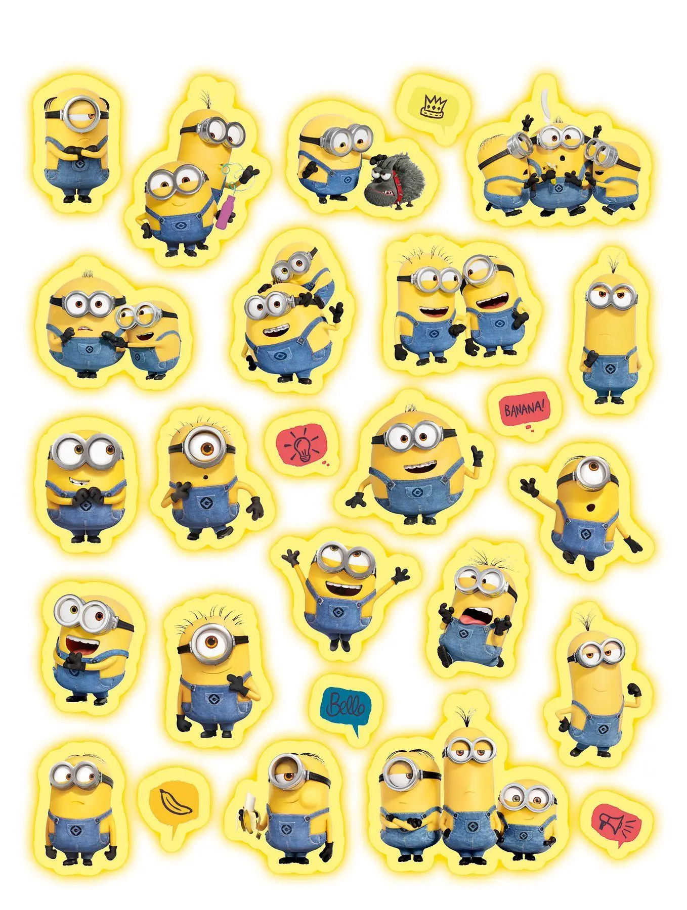 Bild: 9783833247606 | Minions: Der große Glow-in-the-Dark Stickerspaß | Panini | Taschenbuch